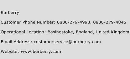 burberry phone number|burberry customer service number.